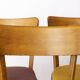 Set of 4 Vintage Frankfurter Chairs – 1960s/1970s German Mid Century