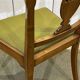 Set of 6 Directoire style cherry wood chairs, 1960s.