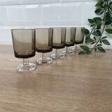 Set de 5 verres à liqueur Luminarc Suède fumé
