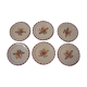 6 Longchamp from 1940/50 dessert plates