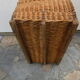 Old wicker trunk