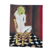 Painting, sitting