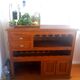 Exotic Ethnic wooden bar cabinet - Bistro counter - Drawer units