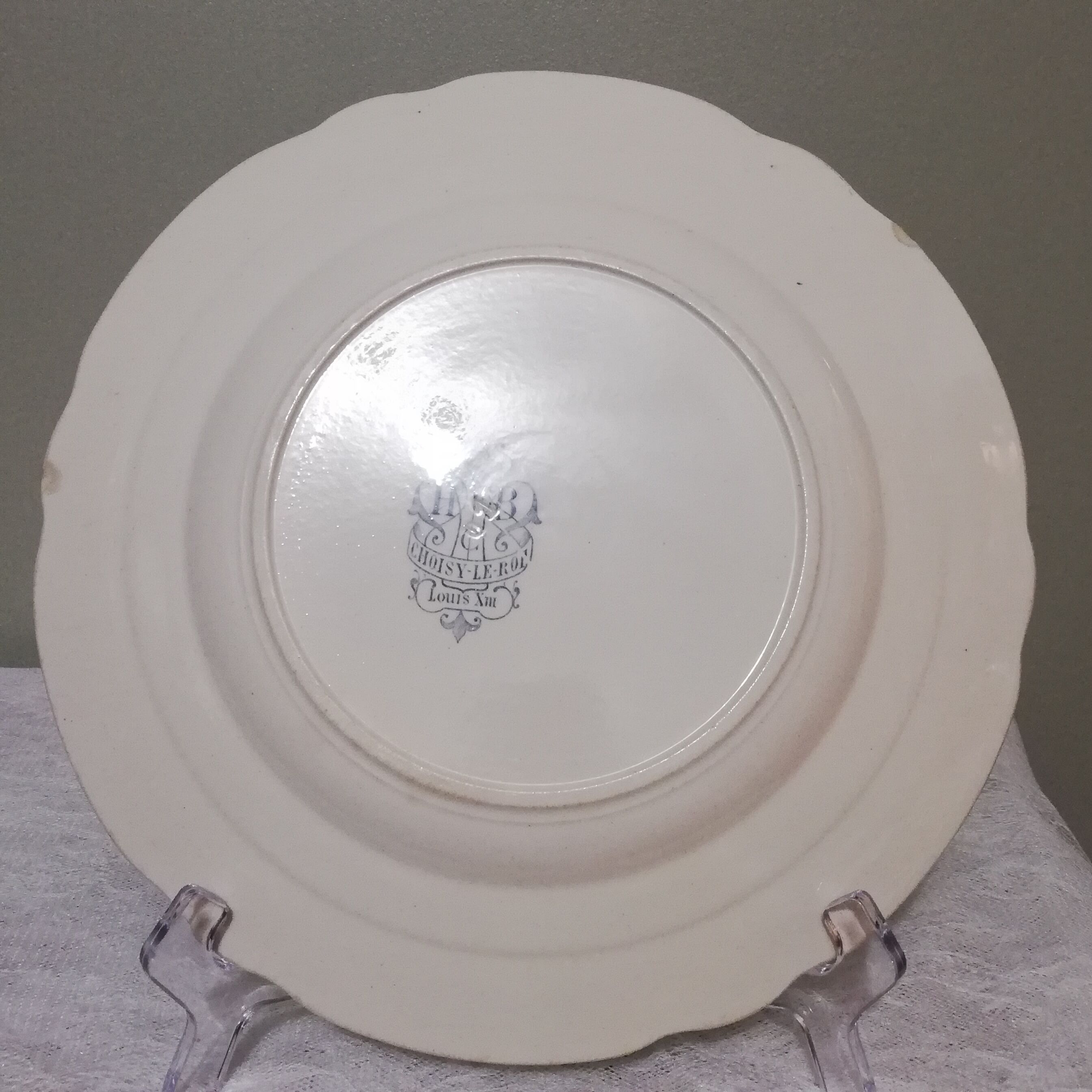 Decorative plate Choisy-le-roi "le lavoir"