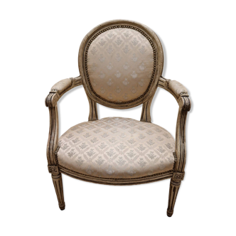 Louis armchair in wood