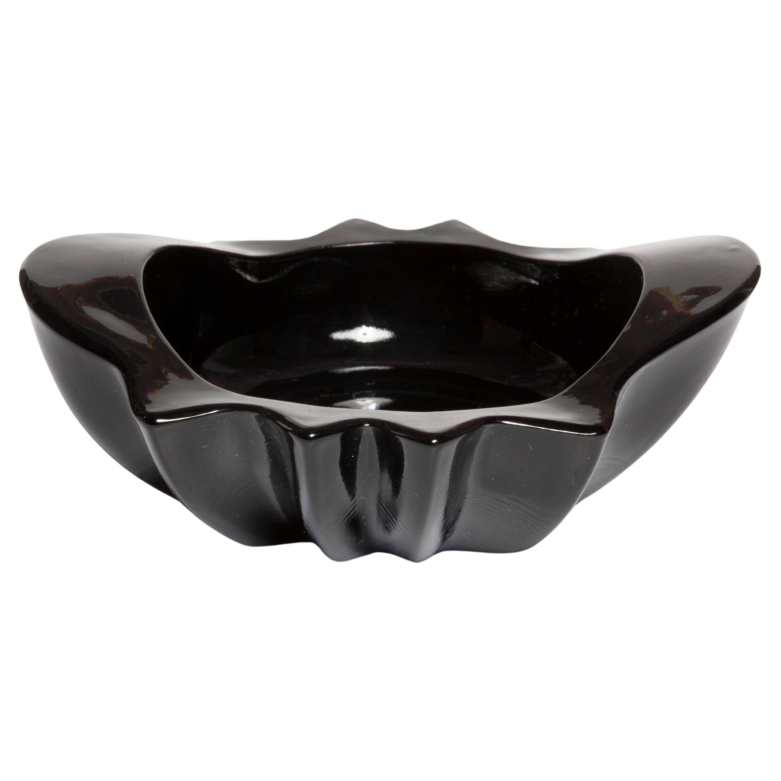 Vintage mid-century glass ashtray, Italy, 1970s