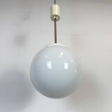 Vintage Chandelier with Milk Glass from Elektrosvit, 1960s
