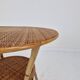 Italian Wicker and Rattan Coffee Table, 1970s