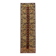 Rustic Mustard Burgundy Runner, Vintage Turkish Milas Wool Runner 81x286cm