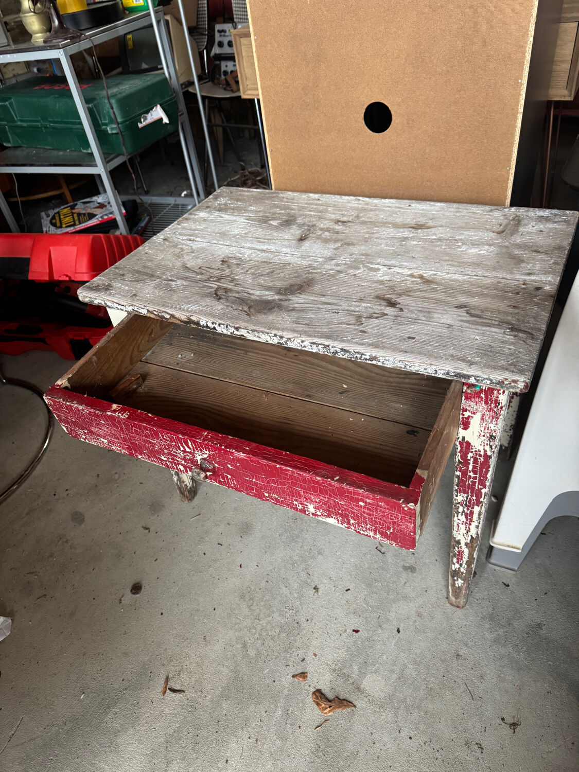 Small antique side table