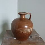 Terracotta pitcher pottery glazed stoneware