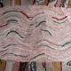 Handmade american hooked antique rug 100cm x 174cm 1880s