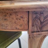 Table and 10 Art Nouveau style chairs.