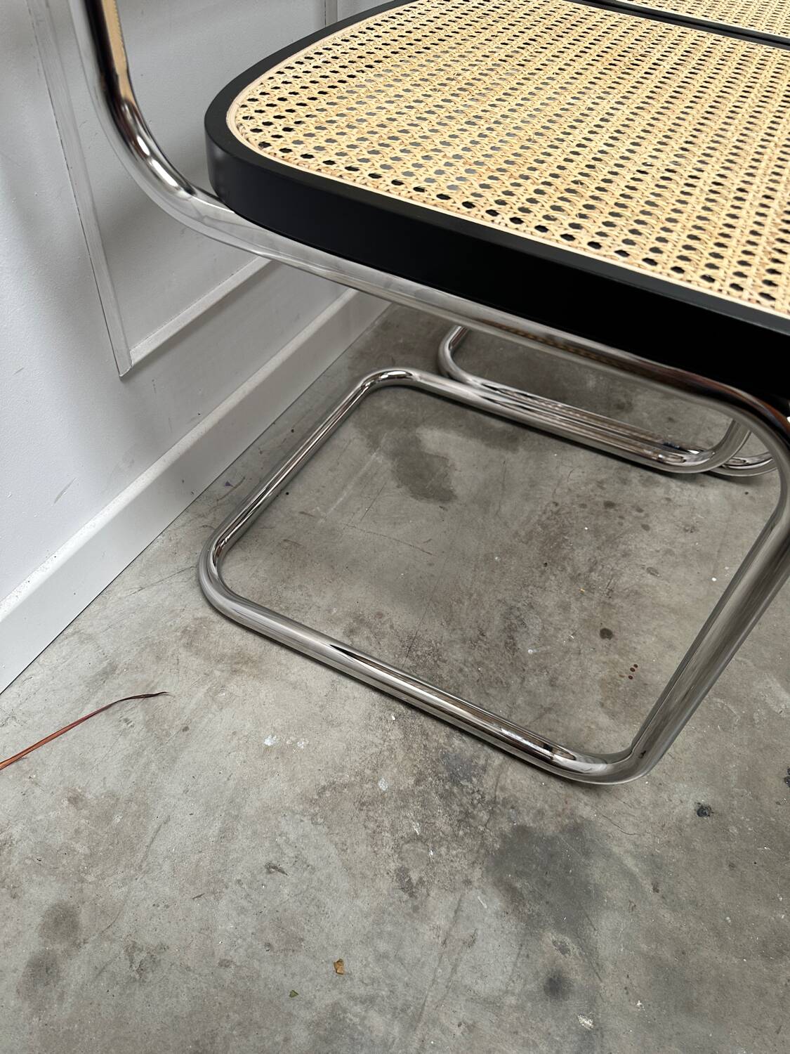 Set of 4 black Breuer B32s