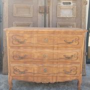 Louis xv style chest of drawers in pickled cherry