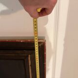 Oil Painting Panel Wood Gilded Hunting English Dog 19th Century