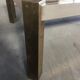 Table laiton et acier brossé 1970