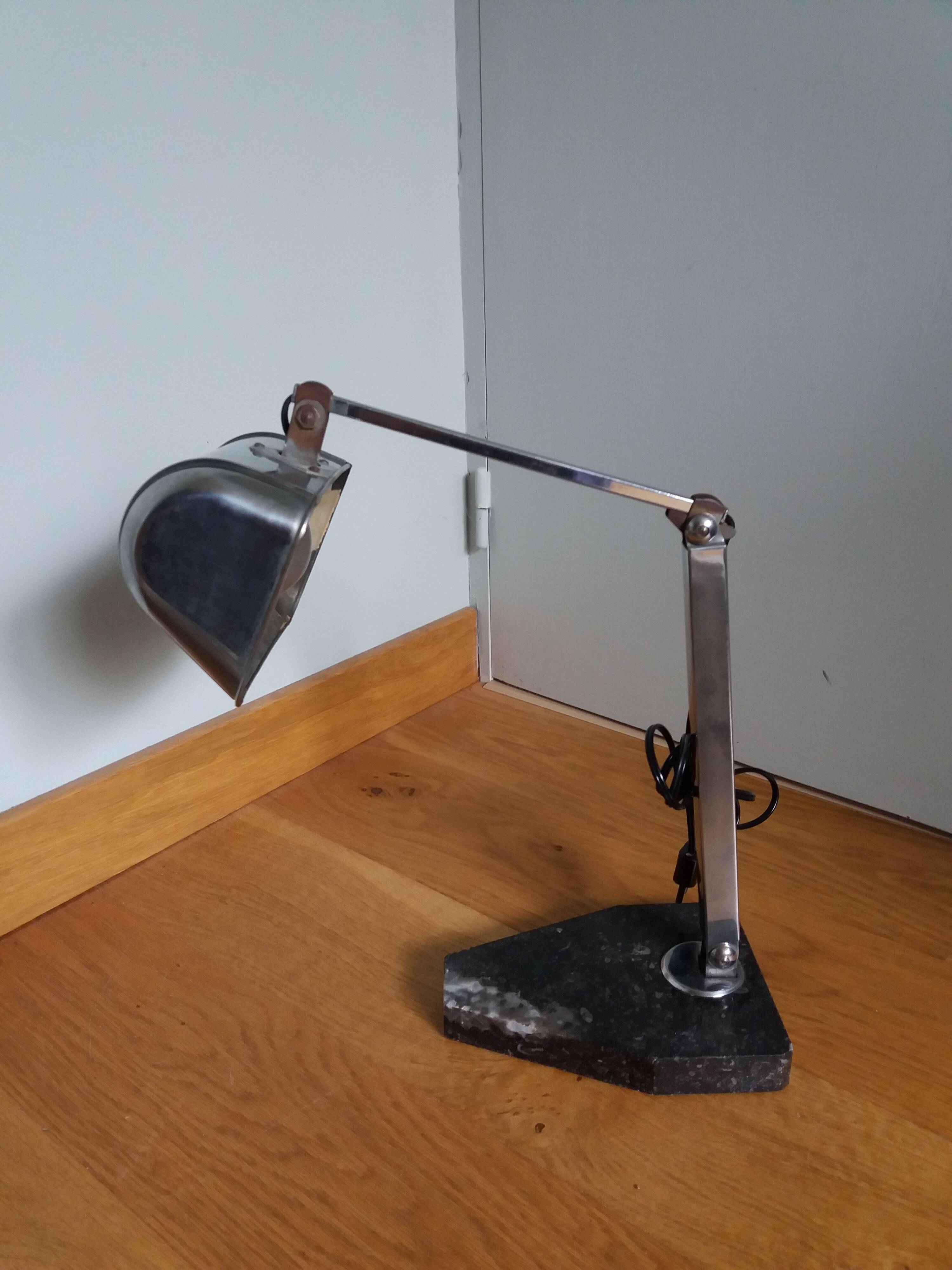 Art Deco “French craftsmanship” articulated lamp