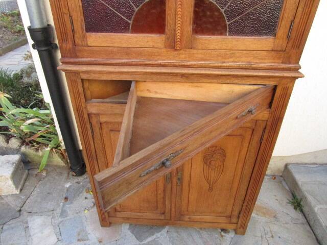 Meuble d'angle/encoignure art-déco