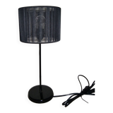 Openwork black lamp