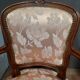 Paire de fauteuils tapissés de style Louis XV