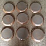 9 stoneware flat plates