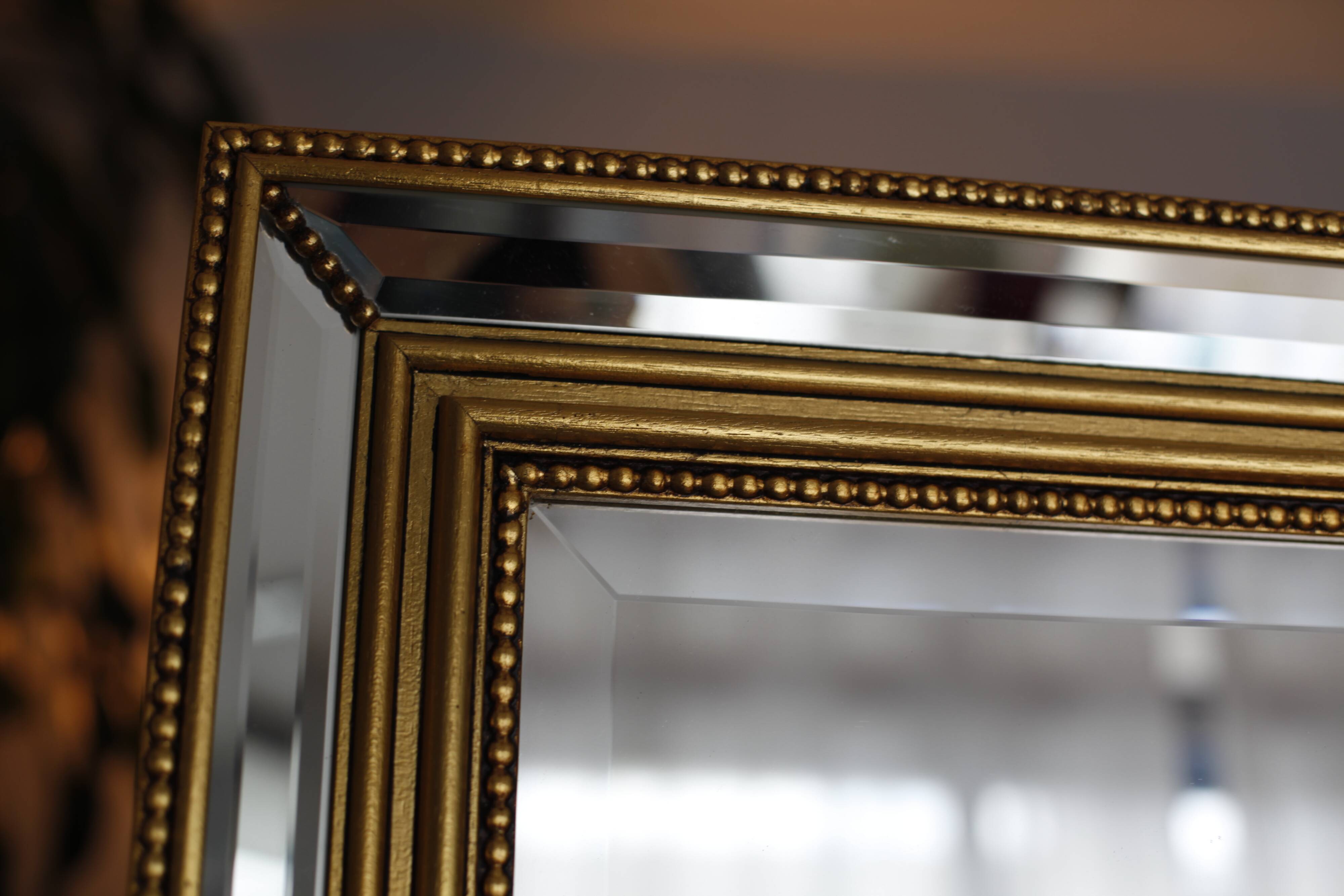 Mirror with parecloses beveled Venetian mirror  149x88cm