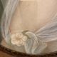 Old painting, portrait of a young girl