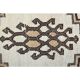 1970s Vintage Turkish Hand-Knotted Wool Cotton White Runner Rug  115x342