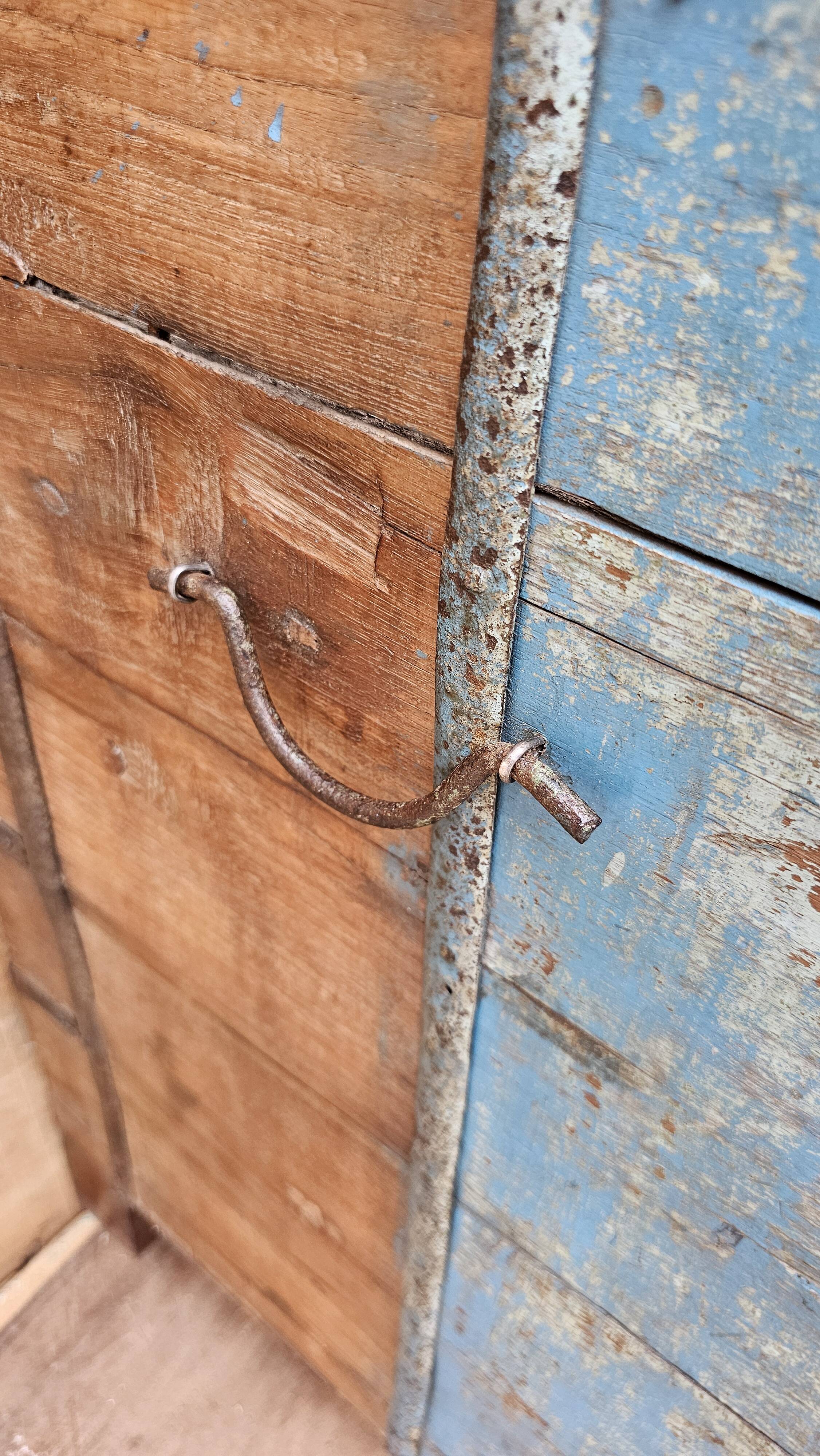 Antique Burmese teak dowry chest