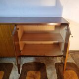 1960s teak and chrome sideboard