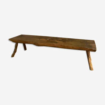 Handcrafted design bench.
