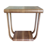 Art Deco curved wood console