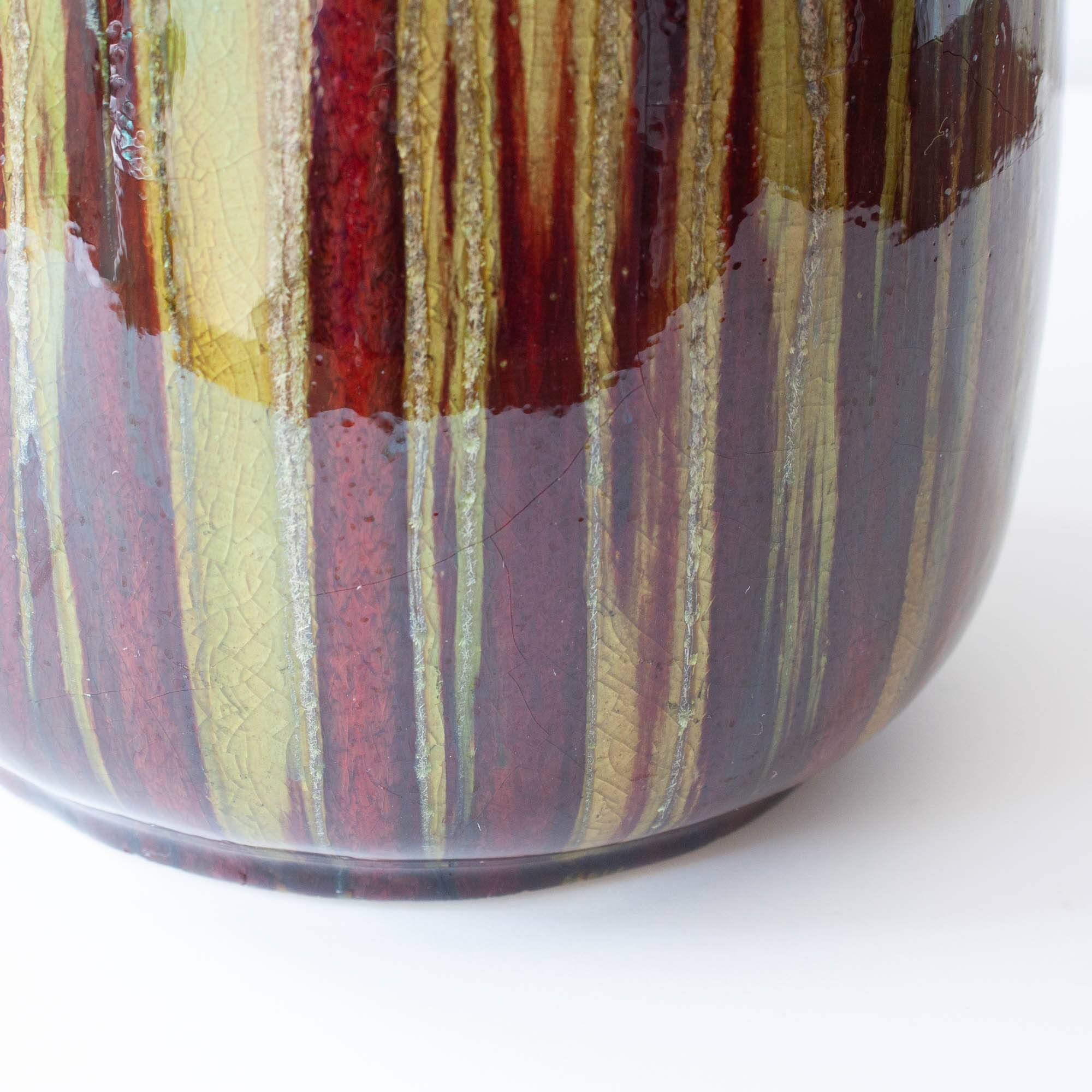 Vintage Lava Ceramic Vase, 1970's