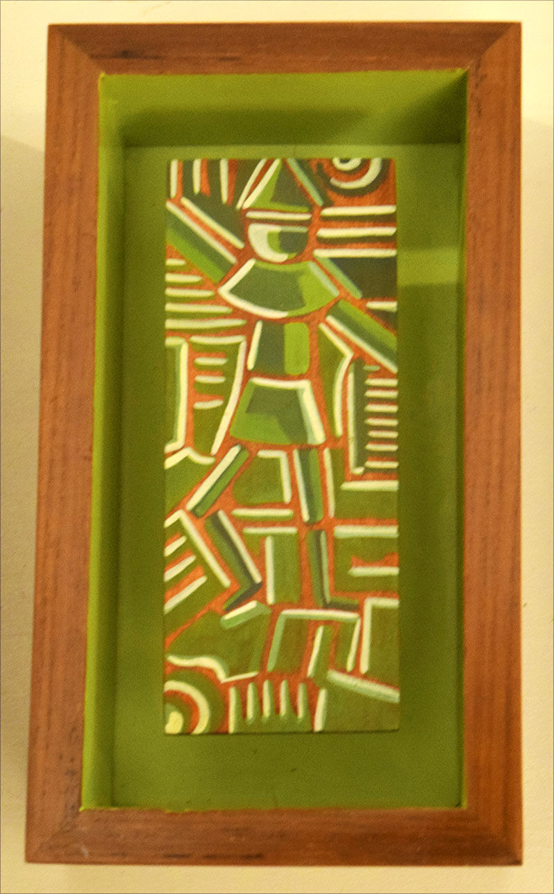 Panneau d’applique murale de style futuriste, années 1950