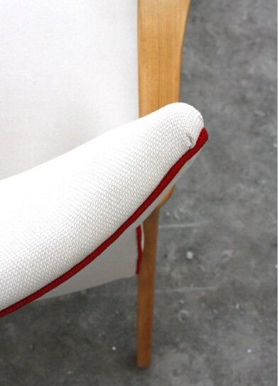 Fauteuil vintage beige clair