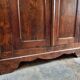 Antique French pine bonnetière – rustic country wardrobe – circa 1900–1920