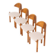 Ensemble de 4 chaises en pin par Vamdrup Stolefabrik