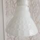White opaline pendant light
