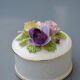English porcelain jewelry box 20th century