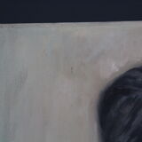 Oil on canvas portrait