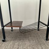 Table side on wheels from the 60s