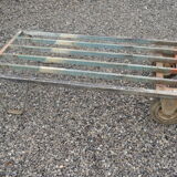 Coffee table / Iron industrial cart
