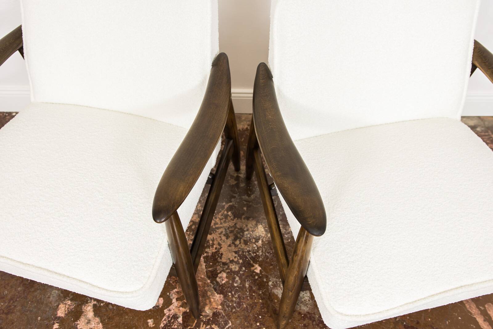 Pair of GFM 87 Armchairs Juliusz Kędziorek for Gościcińskie Furniture Fabryki, 1960s