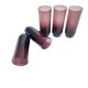 Postmodern cocktail glasses for Krosno Glassworks, Poland, 1970s, set of 5