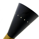 Paire d'appliques noir diabolo