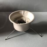 Scandinavian wooden pendant light, vintage circa 1960