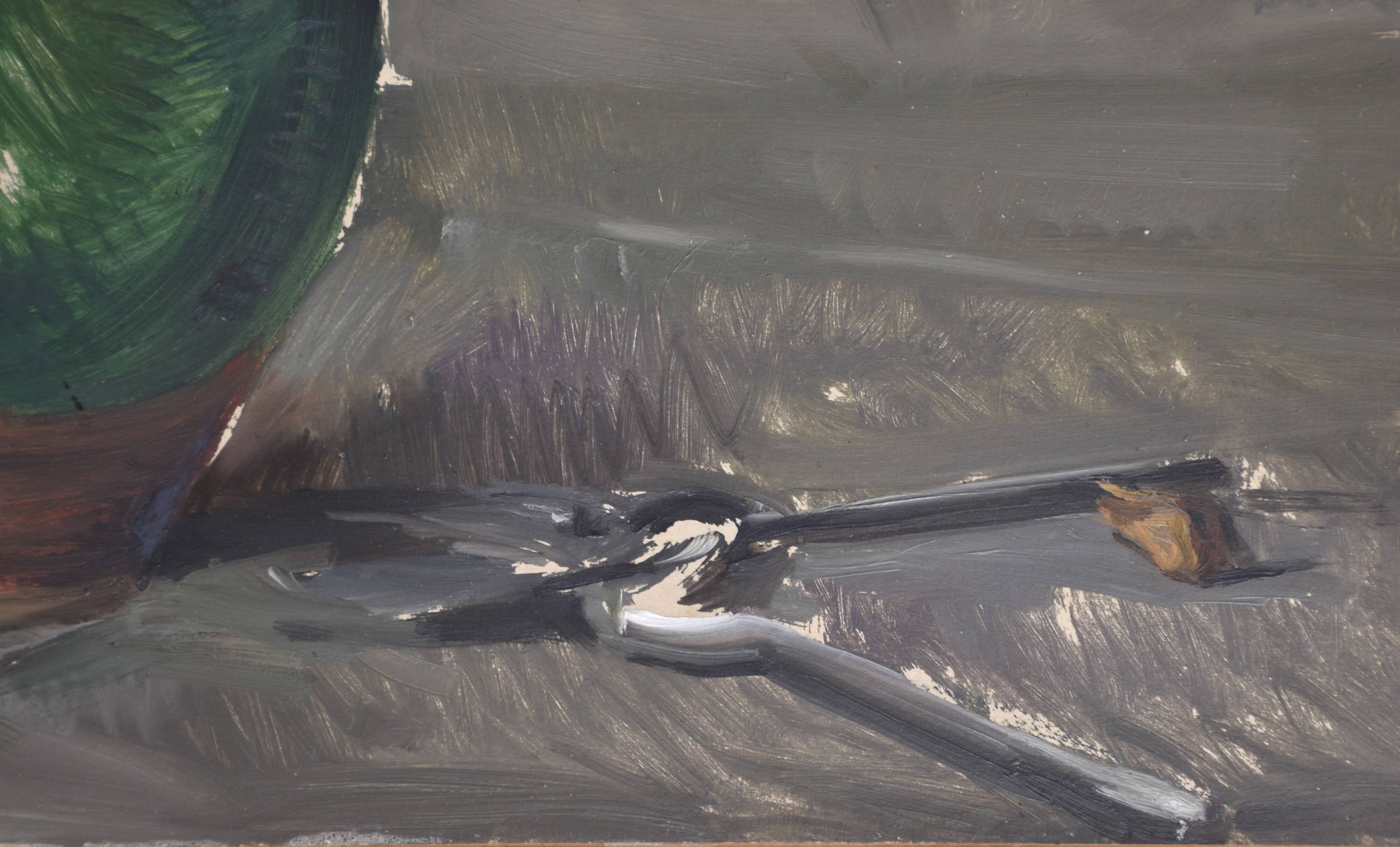 Jean Chaleyé, Flowers in a Green Water Jug (circa 1920)