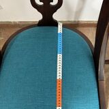 Paire de chaises lyre gondole