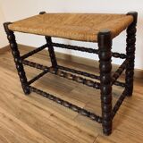 Mulched bench - turned wood